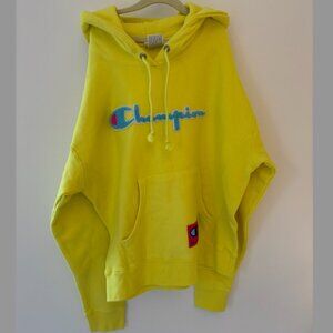 Yellow Champion Hoodie